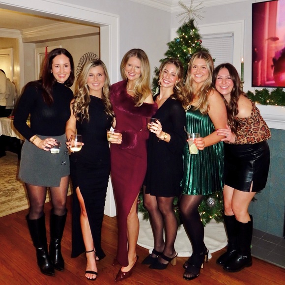 Meshki Karleigh Faux Fur Knit Maxi Dress - Picture 3 of 3